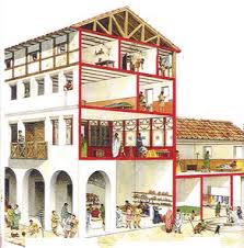 CUADERNO DE ARTE: Arquitectura, las ínsulas romanas